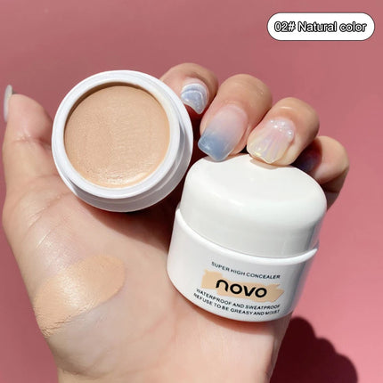 1pcs 3-Color Concealer Waterproof Full Coverage Concealer Professionally Cover Dark Circles Around Eyes and Face for All Skin