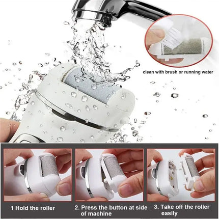 M04K Electric Foot Callus Remover For Feet With Grinding Heads Rechargeable Foot Scraper Pedicure Machine Callus Remover A