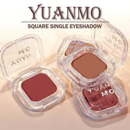 2-Color Matte Eyeshadow - Warm Brown Single-Pan Eyeshadow, Blendable Long-Lasting Neutral Eye Makeup Palette