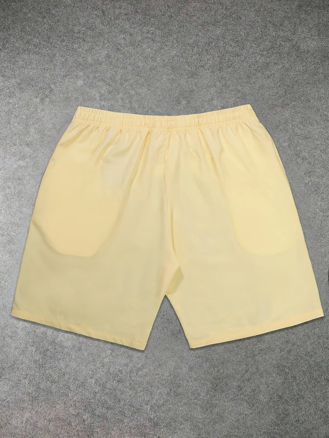 2026 Model Men's Casual Shorts, with Medusa Print, Trendy Street Style, Quick-drying and Breathable, Suitable for All Seasons.