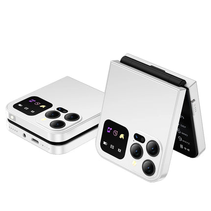 SERVO Classic Color Flip Mobile Phone Auto Call Record FM Radio Speed Dial Magic Voice GSM Dual SIM Unlocked Foldable Cellphones