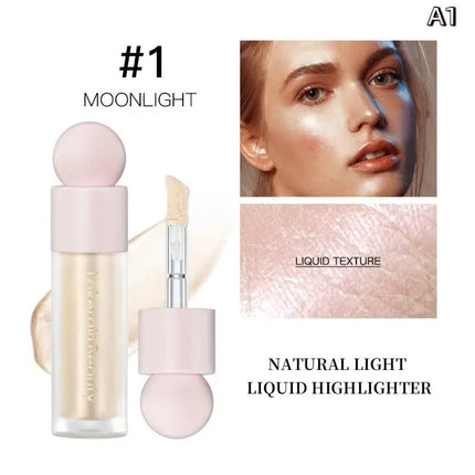 1Pc Lakerain Velvet Liquid Blush - Highly Pigmented Long-Lasting Hydrating Gloss Lip Cheek Makeup in 9 Colors