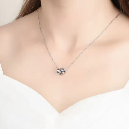 925 Sterling Silver January-December Birthday Stone Love Zircon Pendant Bead Fit Charms Necklace Bracelet Women Jewelry DIY Gift