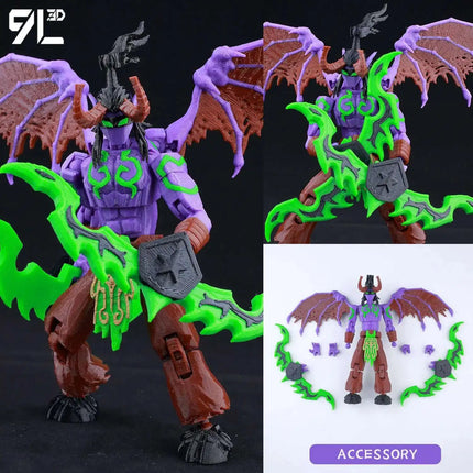 9L3D Printed Deadpool Wolverine Anime Characters Lucky Dummy 13 Action Figures Multi-Jointed Movable Shapeshift Mannequin Toys