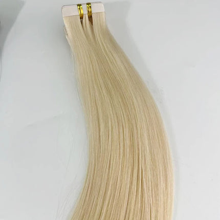 Tape In 100% Real Remy Human Hair Brazilian Human Hair Straight Extensions Skin Weft Adhesive Glue On Salon Quality for Woman