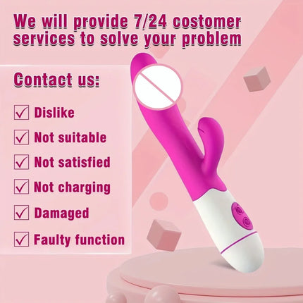 Female vibrator, featuring powerful clitoral stimulation function, female vaginal squeezing massage vibrator, adult pleasure sex