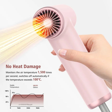2025 New Mini Portable Hair Dryer, High-Power High-Speed Hair Dryer, Brushless Motor With 110000 Rpm For Adults And Children