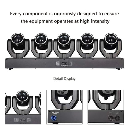 180W DJ Lights DMX512 Rotating Moving Head Beam Light Sound Control Disco Party RGBW Stage Effect For Wedding Club Event