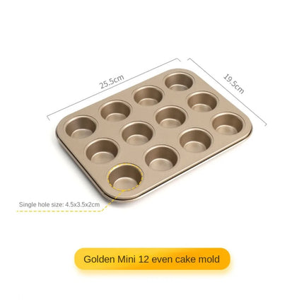 High Quality Professional Mold Mini Cake Pans Baking Supplies DIY Baking Mould Pastry Tool Mini Muffin Pan Kitchen