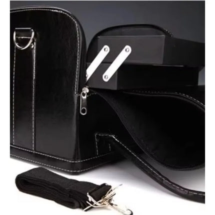 Close-Up Leather Magic Bag – Professional Magician Carrying Case for Stage & Street Magic, Illusion Props, Mentalism Accessories