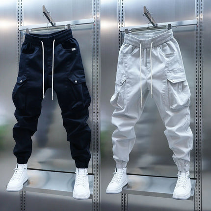 2025 New Men Joggers Autumn Sweatpants Spring Drawstring Casual Pants Workout Running Cotton Sports Trousers Men Clothing
