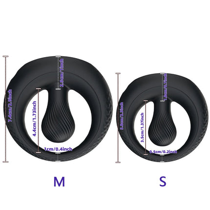 Vibrating Cock Ring Penis Ring for Men Ejaculation Delay Penis Perineum Stimulator Adult Goods Adult Goods Sex Toy for Men