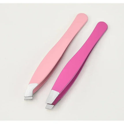 Removal Clip for Eyelash 1/4pcs Eyebrow Tweezers Stainless Steel Hair Extension Tweezer Colorful Professional Makeup Beauty Tool