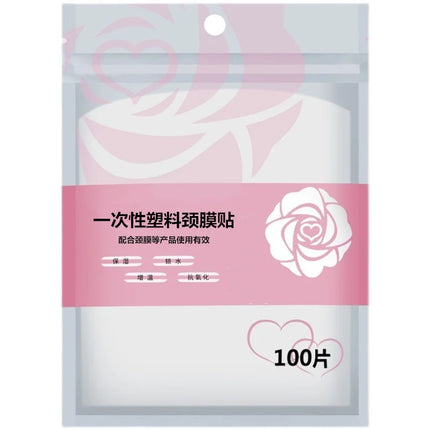 Plastic Film Neck Masks Wrap Disposable Transparent DIY Neck Stickers Paper Ultra Thin Beauty Skin Care Tool Kits