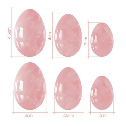 3/4PCS Jade Egg Mix Yoni Egg Set Natural Jade Eggs Women Kegel Exerciser Yoni Wand Jade Massager Vaginal Muscles Tightening Ball