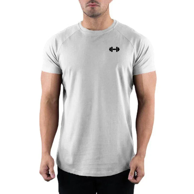 Men's Quick-Dry Slim Fit T-Shirt - Fitness Muscle / T-Shirt Ajusté Séchage Rapide Hommes - Fitness Muscle
