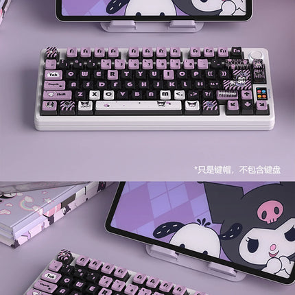 2025 New Eva Rebuild Of Evan Anime Figure Four Sided Side Transparent Pbt Thermal Sublimation Transparent Crystal  Key Cap Gifts