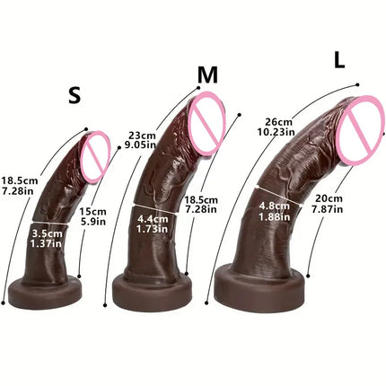 Soft Huge Glans Dildo Realistic Penis Anal Silicone Dildos With Suction Cup Big Dick G-Spot Vagina Stimulator Sex Toys for Women