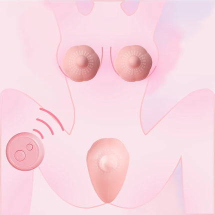 Breast Vibrator Nipple Massage Clitoris Stimulator Remote Control Female Masturbator Sex Toys for Women Couples Adult Supplies