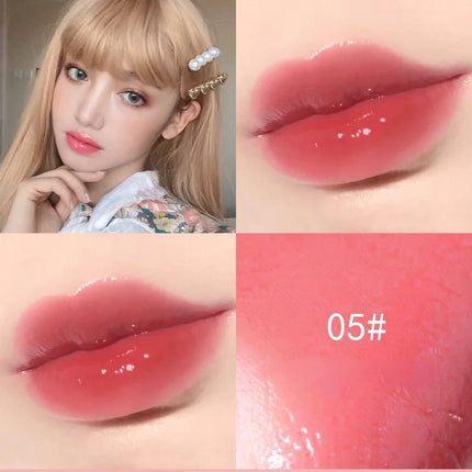 Water Light Lip Gloss Waterproof Lasting Crystal Glossy Lip Glaze Mirror Nude Liquid Lipstick Women Lips Makeup Cosmetics Tools