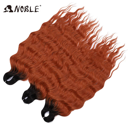 Noble Braiding Hair 300g 24 Inch ANNA Curl Hair Water Wave Twist Crochet Hair Synthetic Rainbow Color Braiding Hair Extensions