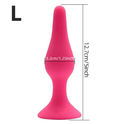 4 Sizes Silicone Dildo Sucker Anal Butt Plug Unisex Wearable Stopper Adults Sex Toys for Men Women Prostate Trainer Massager
