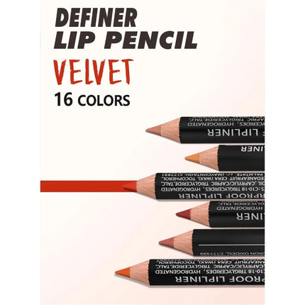 14 Colors Matte Lipstick Pencil Long-lasting Waterproof Lip Pencils High Pigmented Lips Liner Lip Beauty Make Up Tools Nude Pink
