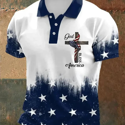 America 250th Anniversary Polo Shirt USA Flag 1776–2026 Patriotic Golf Polo American Independence Day Apparel Fourth Of July Top