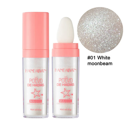 3 Color Fairy Powder Stick Highlighter Contour Makeup Illuminator Glitter Shimmer Brightening Face Beauty Creamy Blendable
