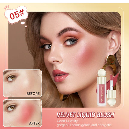Blush Liquid Blusher Real Makeup Blush Matte Palette Blusher Cosmetics Products Liquid Cream Stick Pink Face raremakeup Beauty