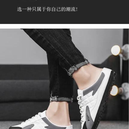 2025 Summer Slippers for Men Trendy Men's Flat Bottom Casual Shoes Soft Sole Support Shoes Men's Sneakers Zapatos De Hombre