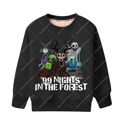 Anime 99 Nights in The Forest Fleece Sweatshirt - Kids