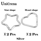 Silver Star-Heart