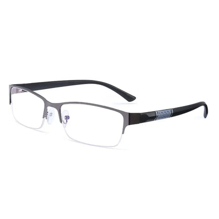 Anti Blue Light Reading Glasses Men Women Half-frame Diopter Glasses Business Male Presbyopic Eyeglasses +1.0 1.5 2.0 2.5 4.0