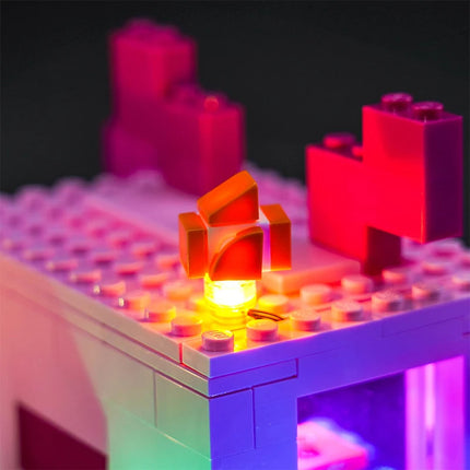 LED Light Kit for Axolotl House Building Set - USB & Battery Powered Lighting