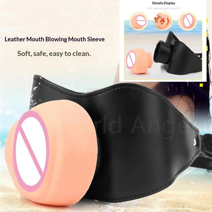 Adult Sex Products Bondage Belt Mouth Gag Plug Games Tools for Gay Sex Oral Restraint Couples Adults Sex Erotic Toy Restraint