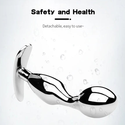 Metal Anchor Base Anal Plug outdoor Butt Plug Stainless Dildos Women'S Vaginal Plug Adult Couple Gay Masturbating Intimate Toys