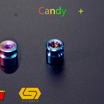 JSM Hobby TITANIUM Battery Grips with bullet plugs 4/5mm