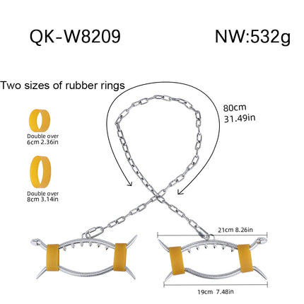 QKKQ Wearable Stainless Steel Breast Bondage Sexy Tools Chest Stimulate Nipples Massager BDSM Sex Toys Couple Erotic Accessories