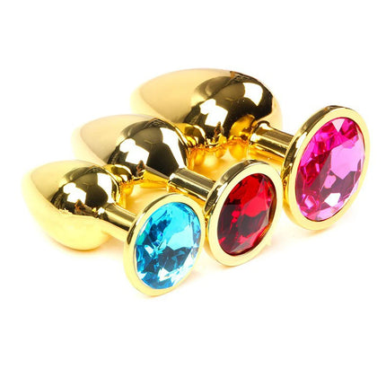 S/M/L Size Anal Plug Sex Toys Stainless Steel Metal Anal toys Sex Toys for Adults Women Men Gay Butt Plug Dildo Intimate Goods