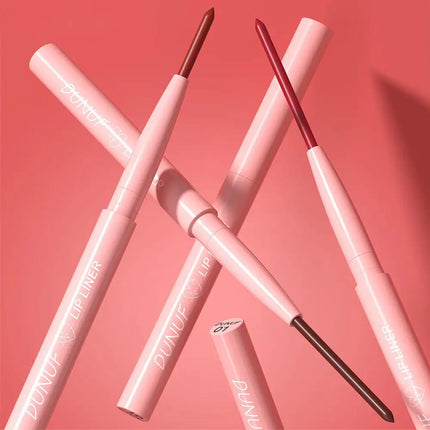 12 Colors Matte Lip Liner Set Long-Lasting Waterproof Lip Pencils with Precise Application Smooth Texture for Defined Lip Contou
