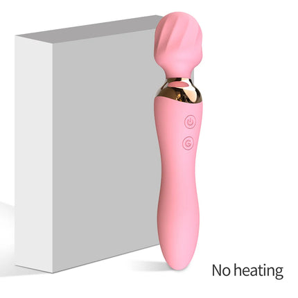 Double-ended AV Vibrator for Women G Spot Clit Clitoris Stimulator USB Rechargeable Vagina Massager Female Adults Supplies