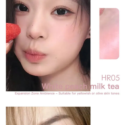 Liquid Blusher Tanned Jello Color Pink Rendering Moisturizing Longlasting Beauty Expands Contracts Cheek Face Blush Makeup