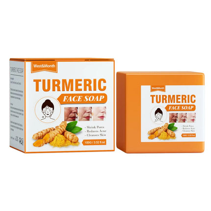 Turmeric Face Whitening Serum Turmeric Anti-oxidation Serum  Dark Spot Corrector Facial Brighten Turmeric Oil Soap For Skin Care