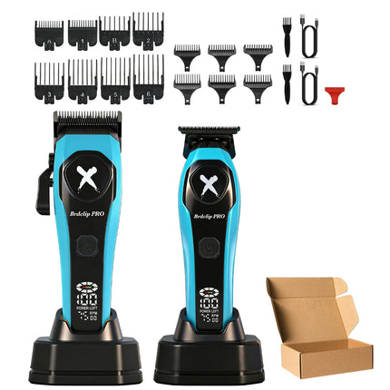 BRDCLIP Professional 7500RPM Barber Hair Clipper Set DLC Blade Base Charger 2-Speed Hair Trimmer Salon Use for Men Shaver