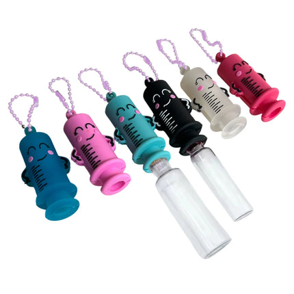 /KQM/Ampoule Bottle Opener Keychain Syringe-Shaped Cutter Nurse Doctor Aid Medication Vial Breaker Tool