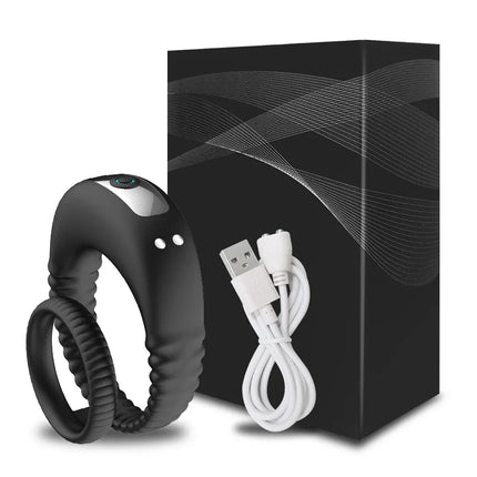 Vibrating Cock Ring Penis Ring for Man Male Chastity Ejaculation Delay Couple Vibrator Rings Penisring Adult Goods for Men
