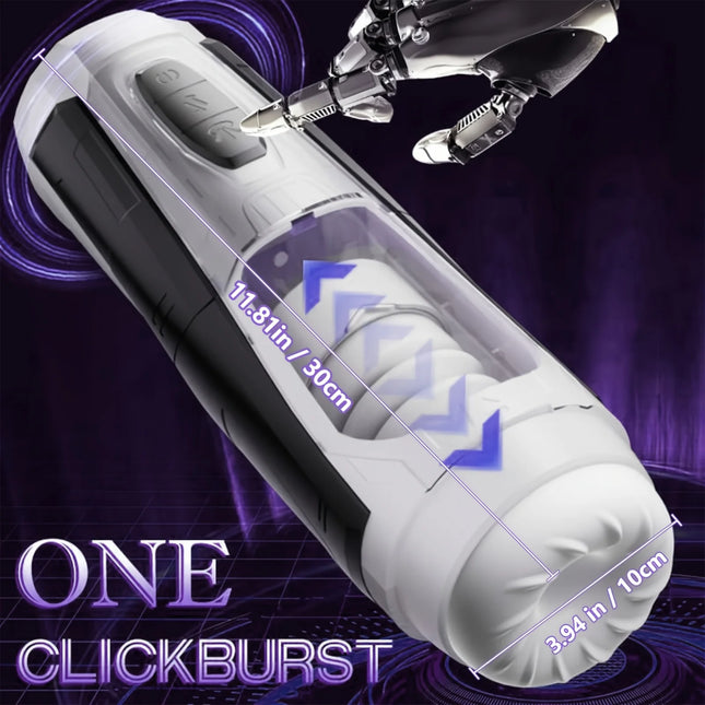 7 Thrusting & Vibrating Stimulation Modes Male Masturbator Cup Mens Realistic 3D Sleeve for Male Masturbation Penis Training 18+