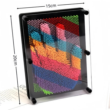 3D Clone Metal Pin Antistress Art Clone Hand Shape Model Kid Toys Pinscreen Needle Board Sculptures Painting Carving Pinart Gift