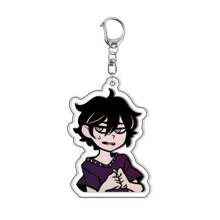 Game The Coffin of Andy and Leyley Cosplay Acrylic Keychain Women Man Cute Key Chain Key Ring Bag Charm Ornament Accessories